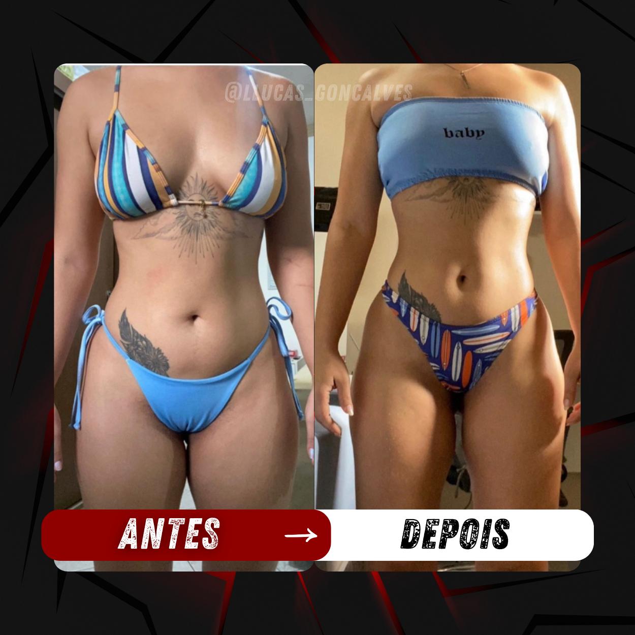 Antes e depois de aluno